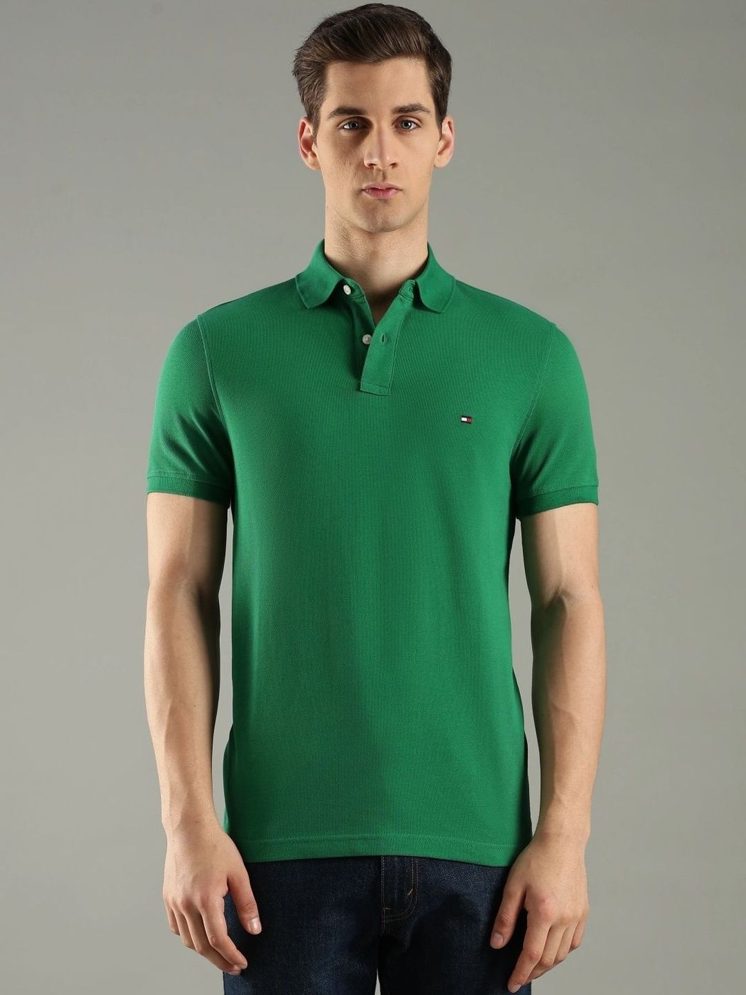 Men Polo Collar T-shirt Tommy Hilfiger Men Polo Collar T-shirt