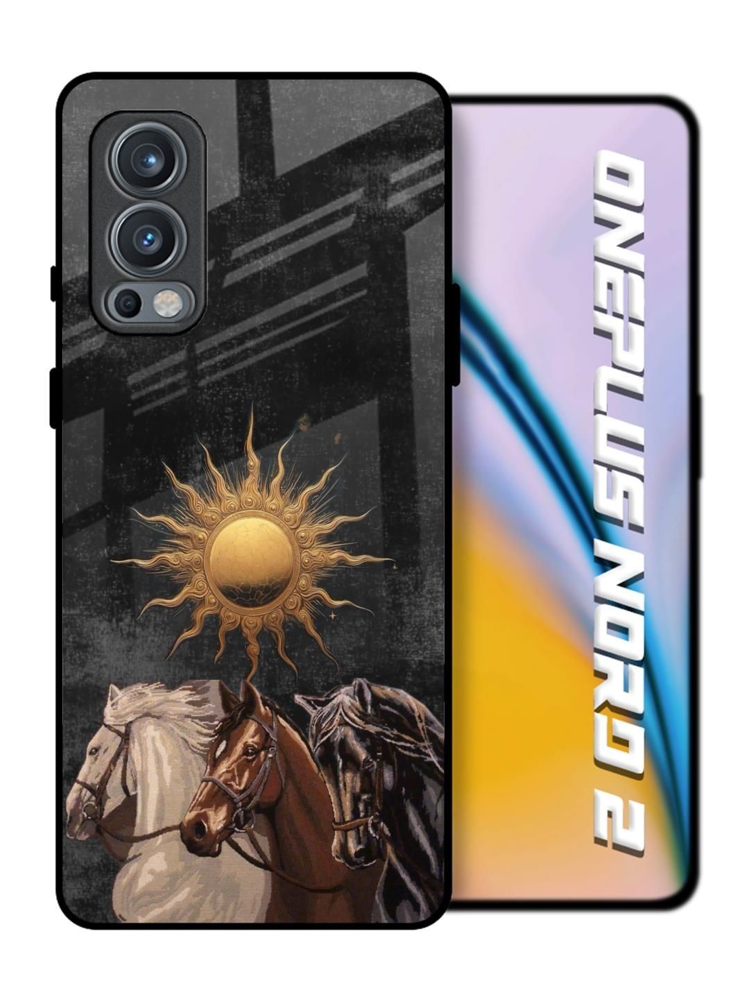 QRIOH Conversational Printed Oneplus Nord 2 Back Case Mobile Accessories