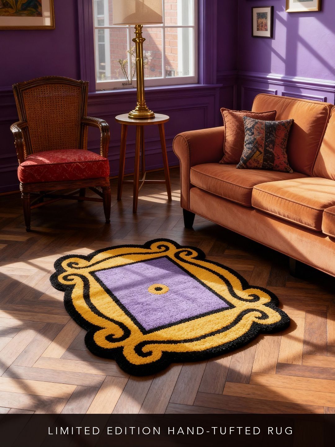 The Souled Store Home FRIENDS Printed Yellow Rugs