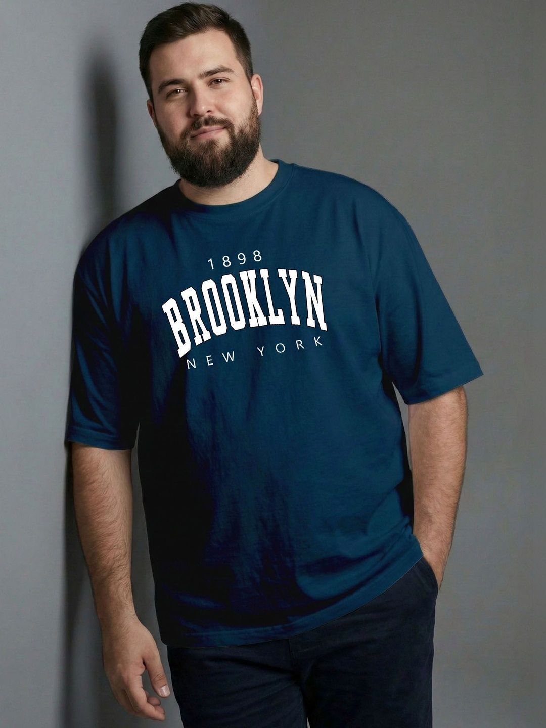INDISSH Men Typography Printed T-shirt