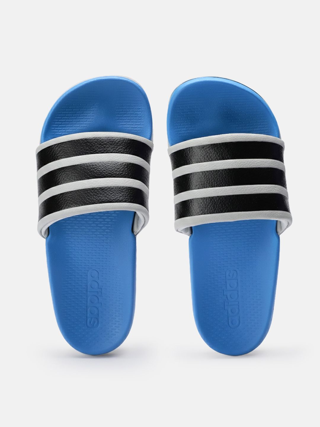 ADIDAS Unisex Cloudfoam Striped Sliders