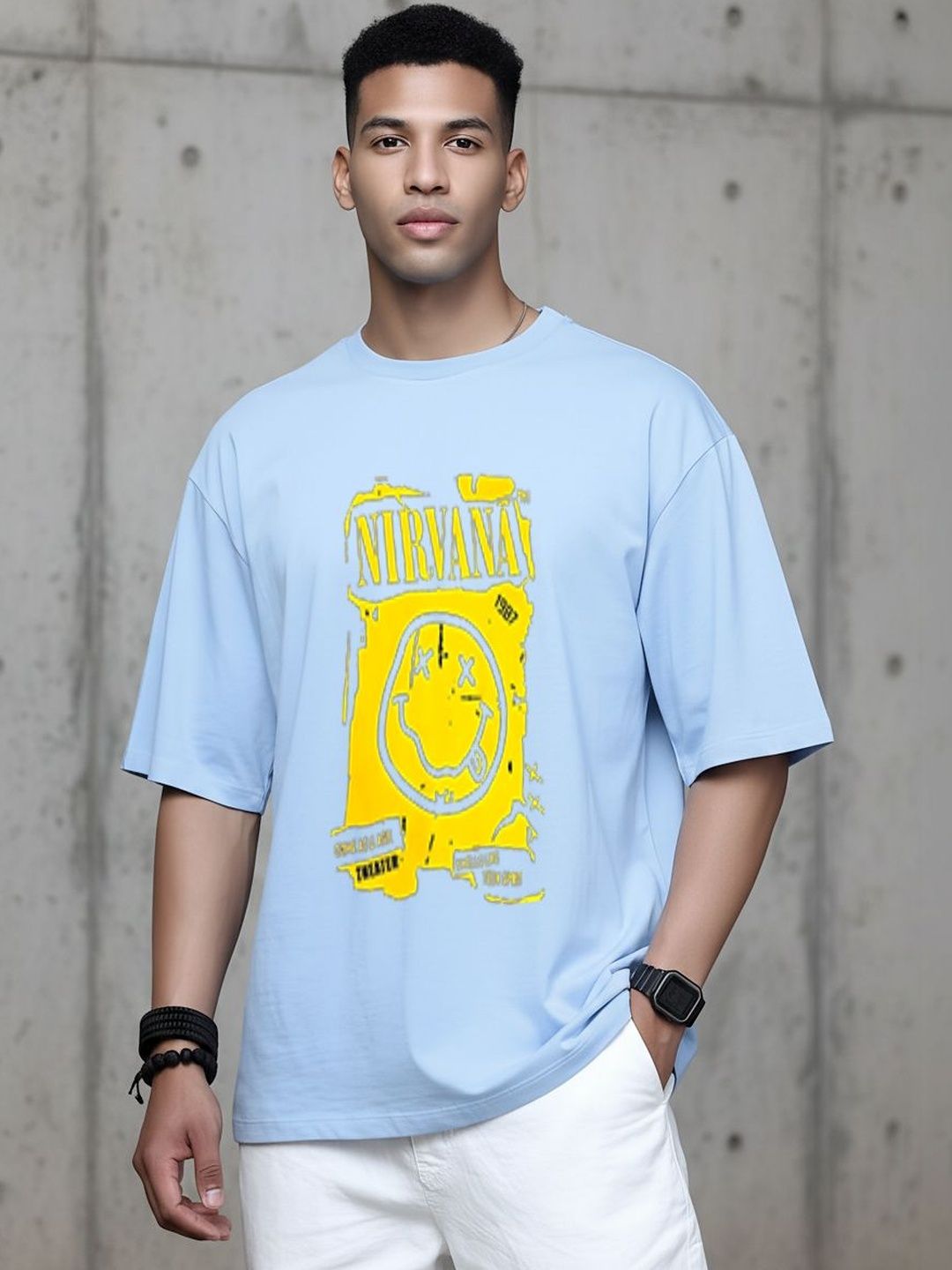 SZN Men Nirvana Graphic T-shirt Offers & Cashback