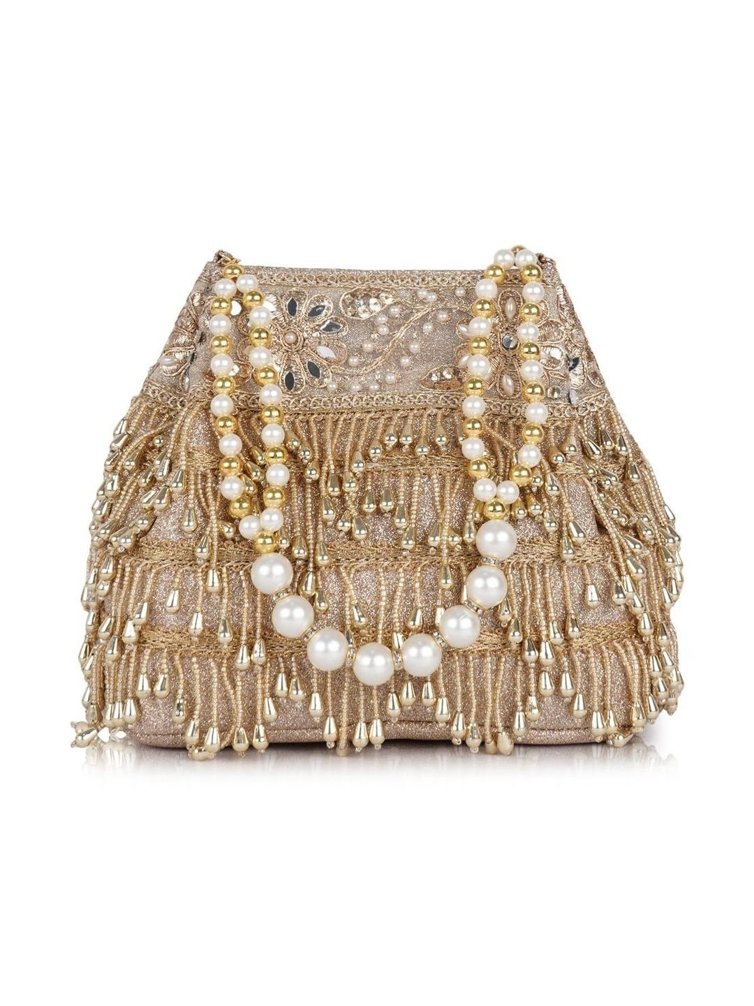 NEVIS Embellished Potli Clutch