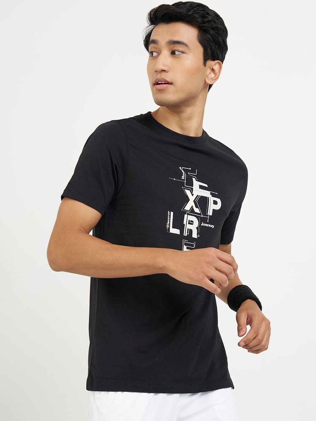 Ajile by Pantaloons Men Printed Slim Fit T-shirt