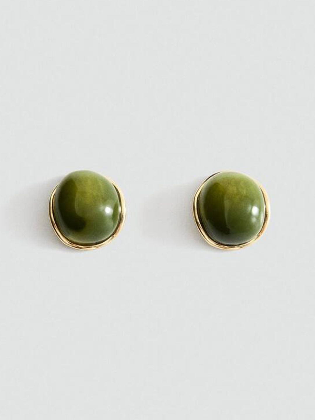MANGO Geometric Studs Earrings