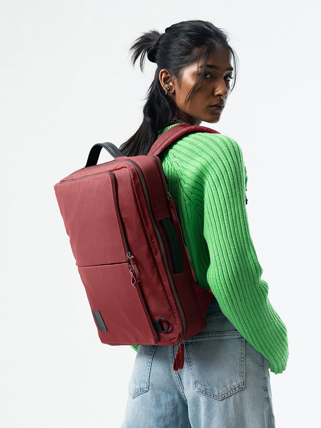 Red Clay Meridian Convertible DailyObjects Red Clay Meridian Convertible Briefpack
