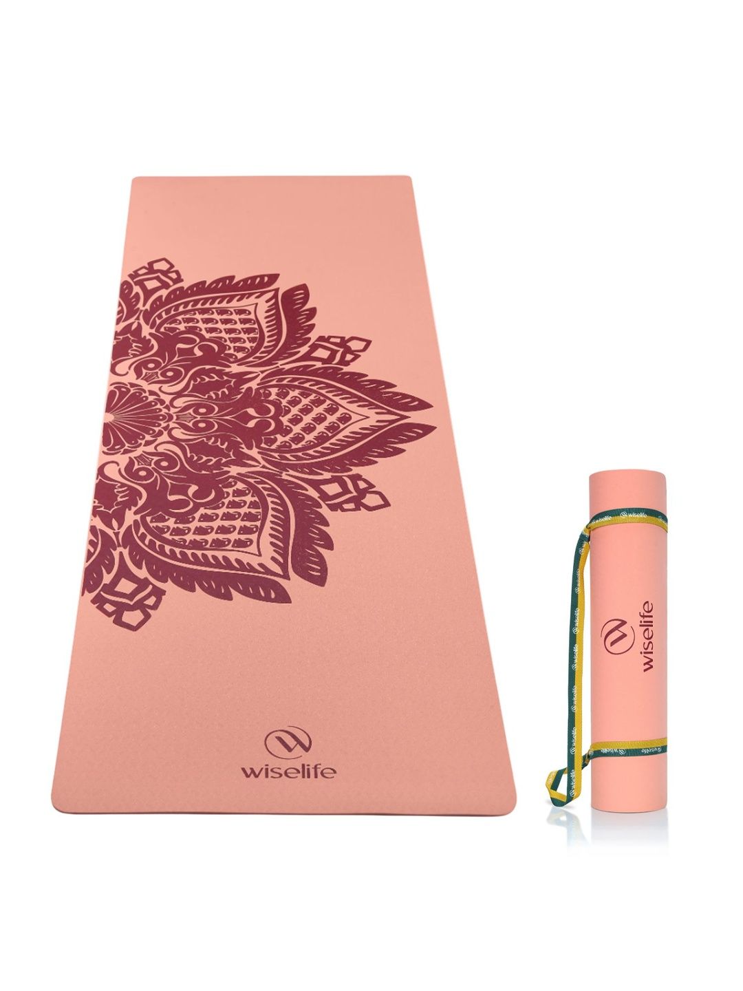 WiseLife WiseLife Printed Rectangular 6 MM Yoga Mat
