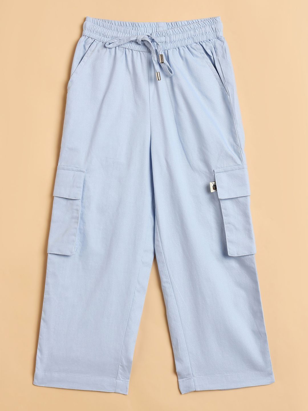 StyloBug Girls Smart High-Rise Cargos Trousers