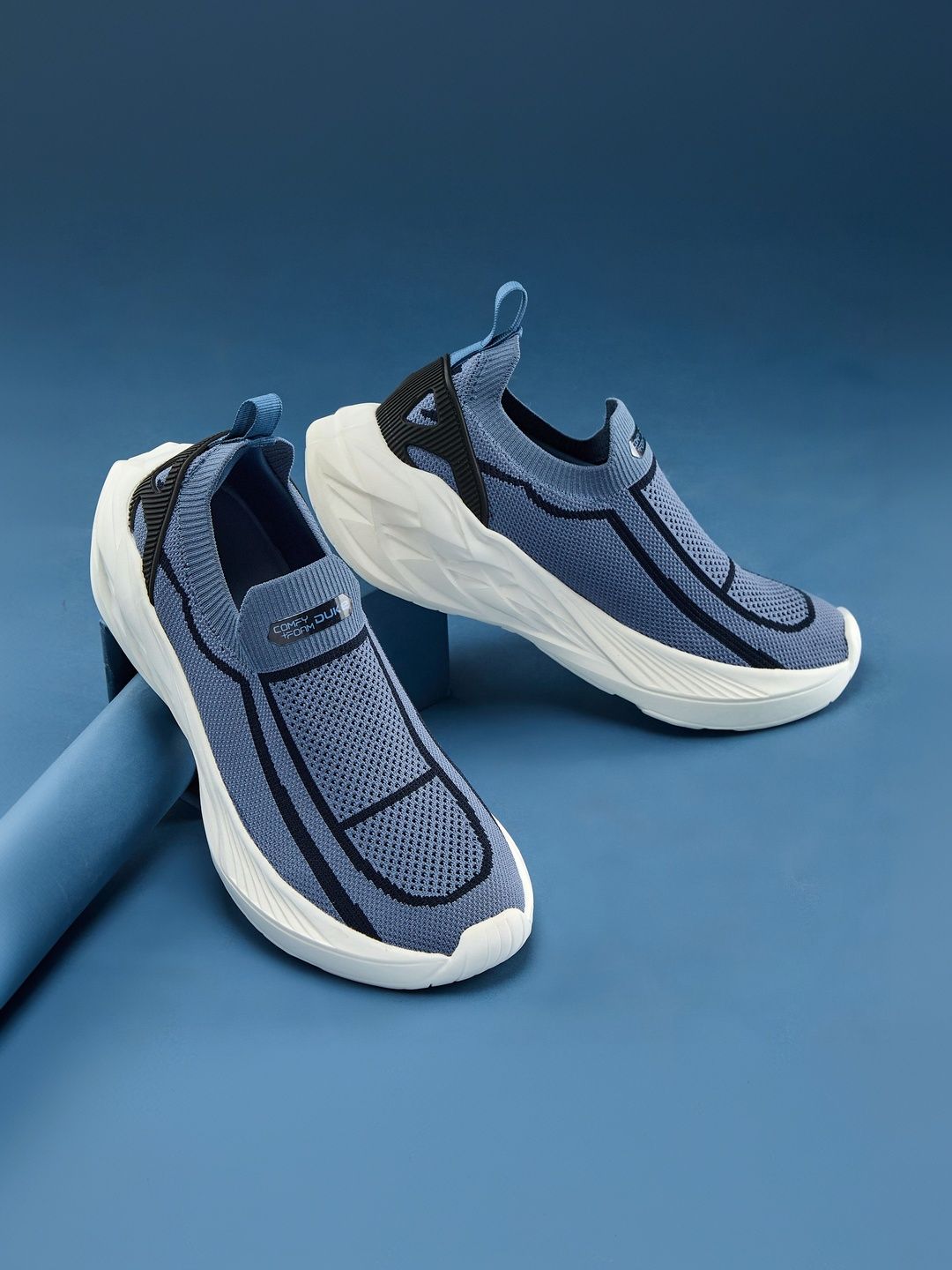 Duke Men Textile Running Shoes