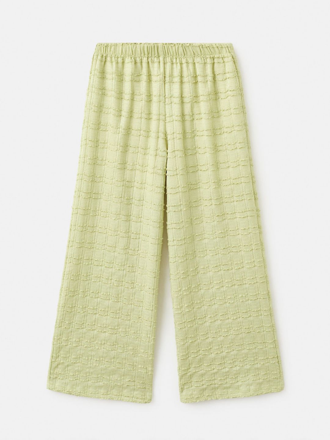 Mango Kids Girls Ruffles Parallel Trousers