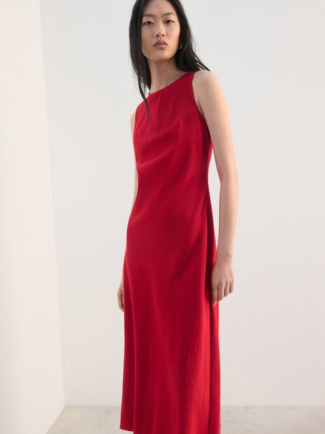 A-Line Midi Dress