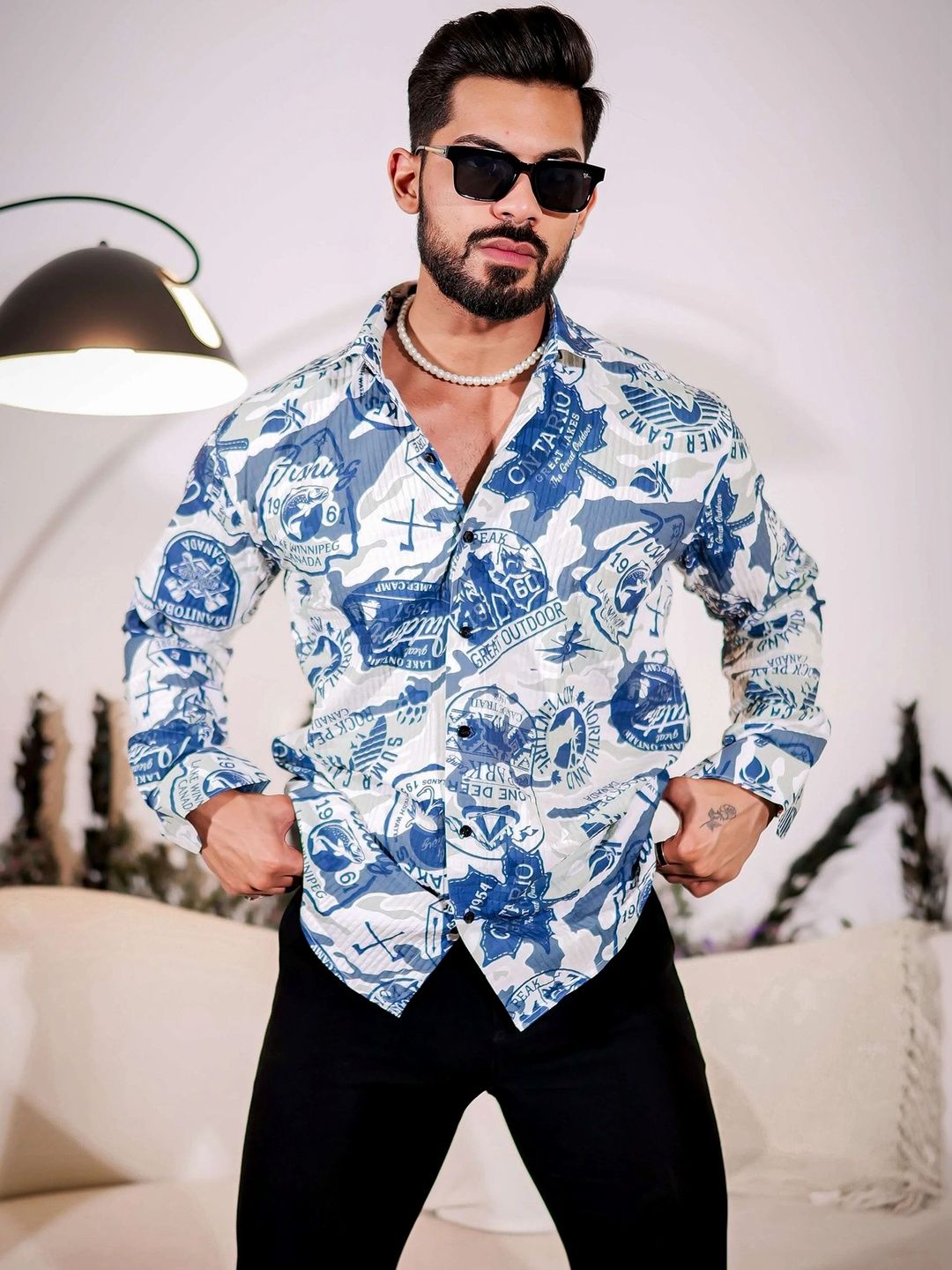 Metronaut Men Printed Casual Shirt