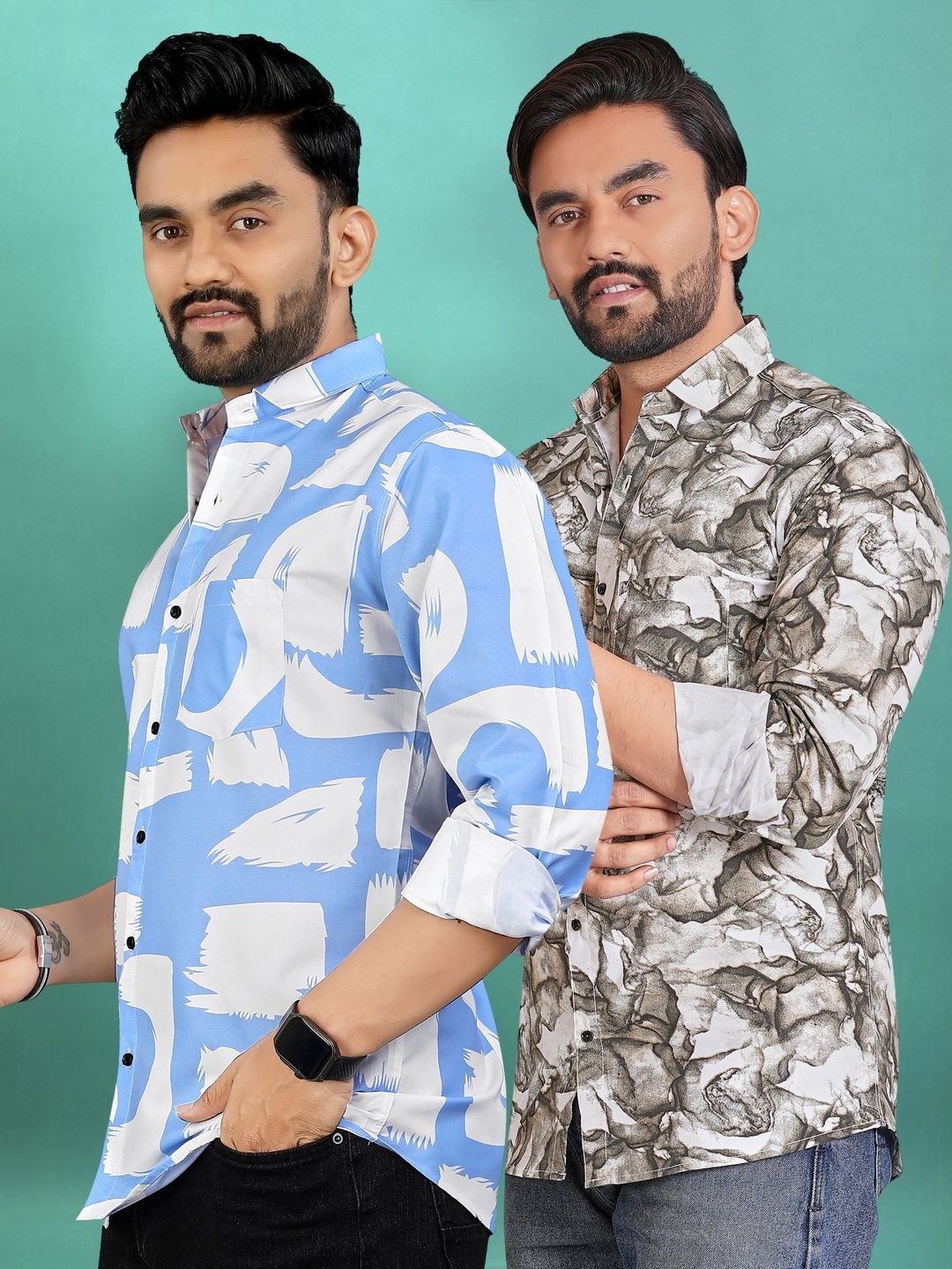 Metronaut Men Printed Casual Shirt