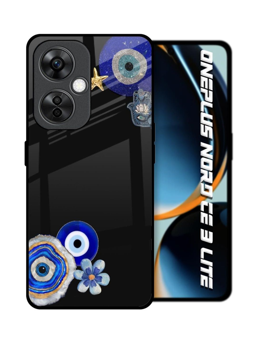 QRIOH Abstract Printed OnePlus Nord CE 3 Lite 5G Back Case Mobile Accessories