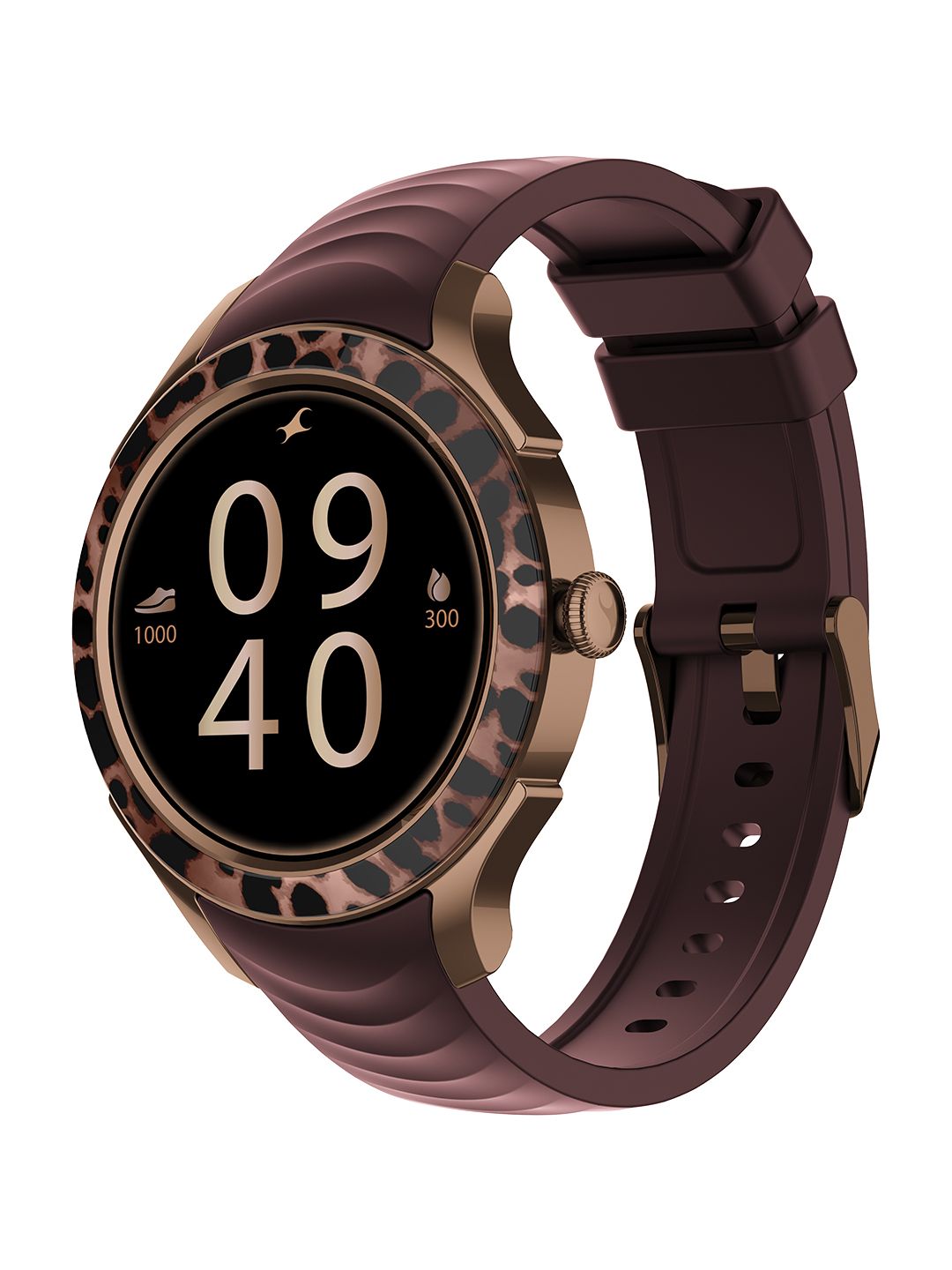 Fastrack Ella Amoled Display IP68 Smartwatch 68058QP01K-Dark Wine
