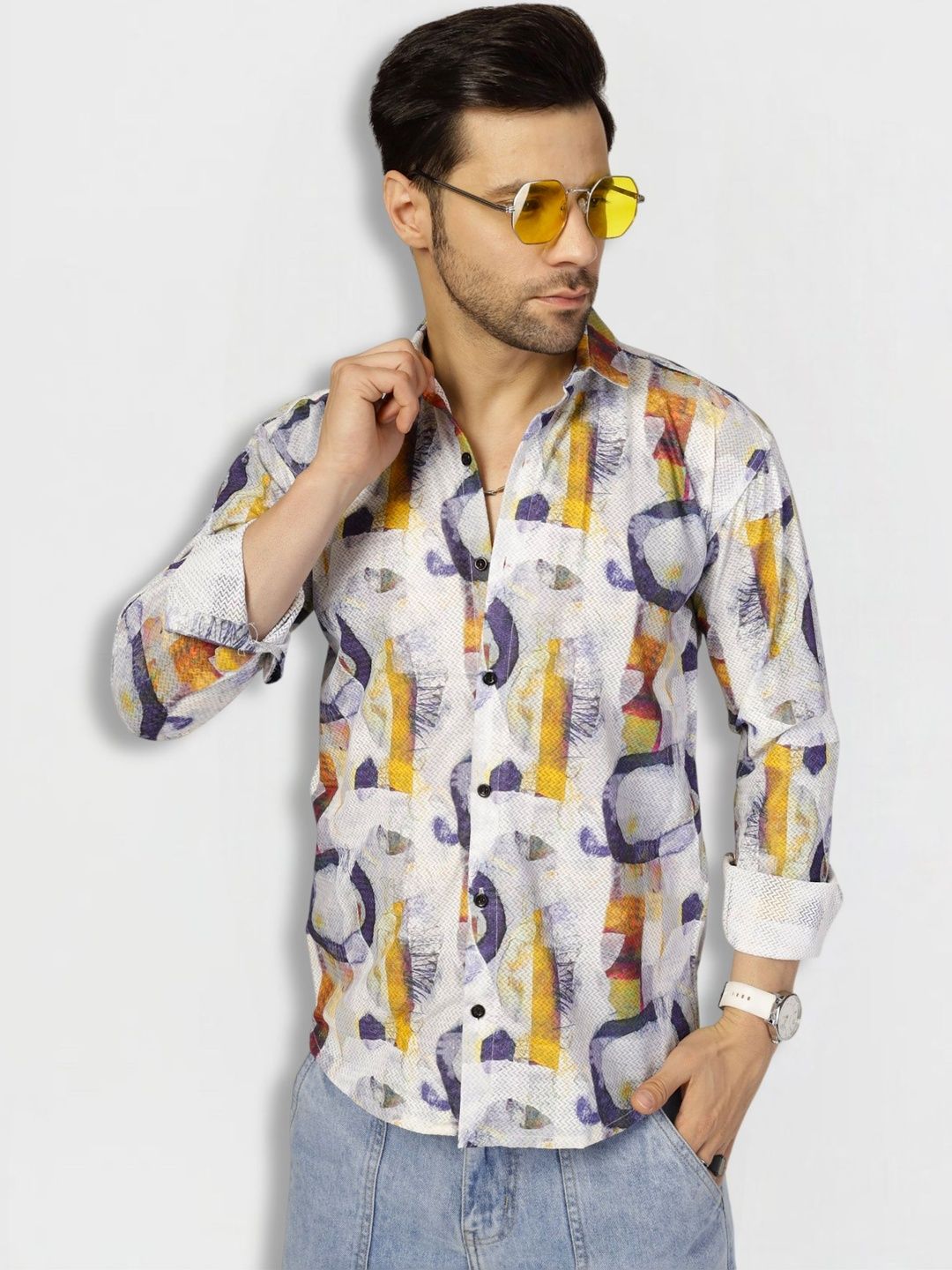 Metronaut Men Printed Casual Shirt