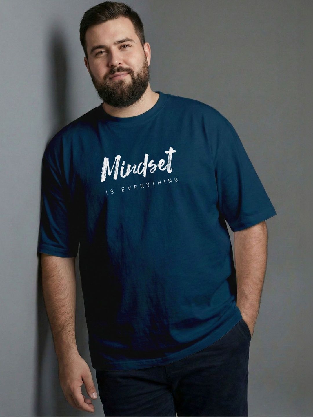 INDISSH Men Typography Printed T-shirt