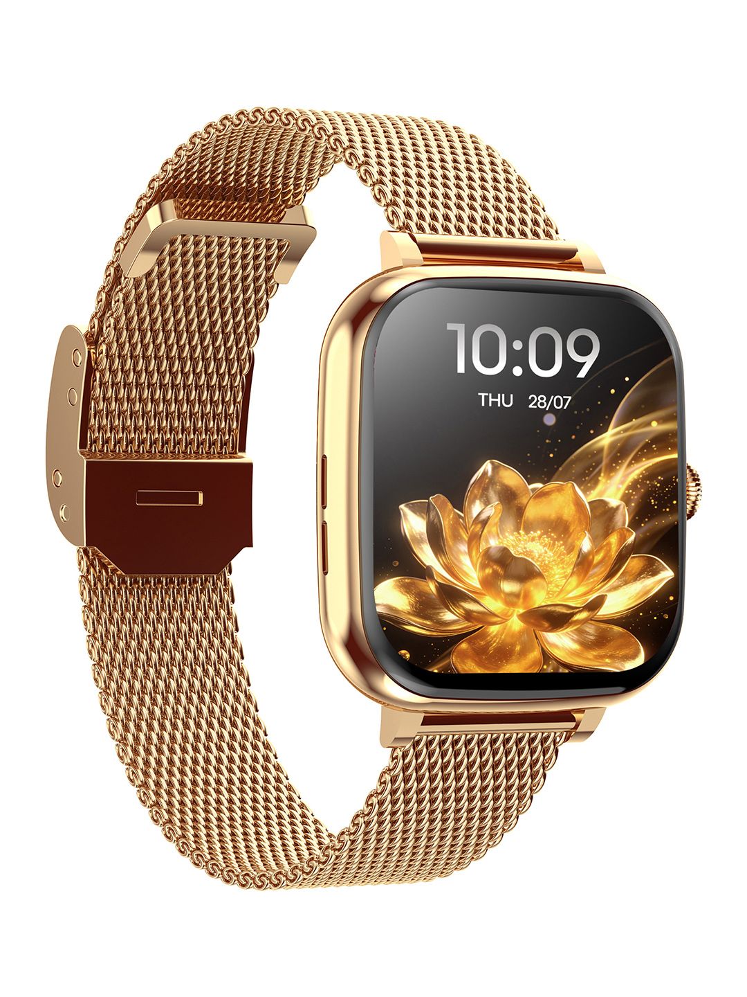 Fastrack Noir Rizz Ultra VU Display IP68 Smartwatch - 68061WM01K-Rose Gold