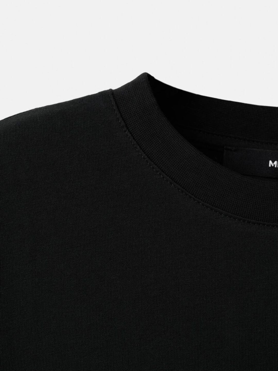Typography Printed Pure Cotton T-shirt with Sequined Detail