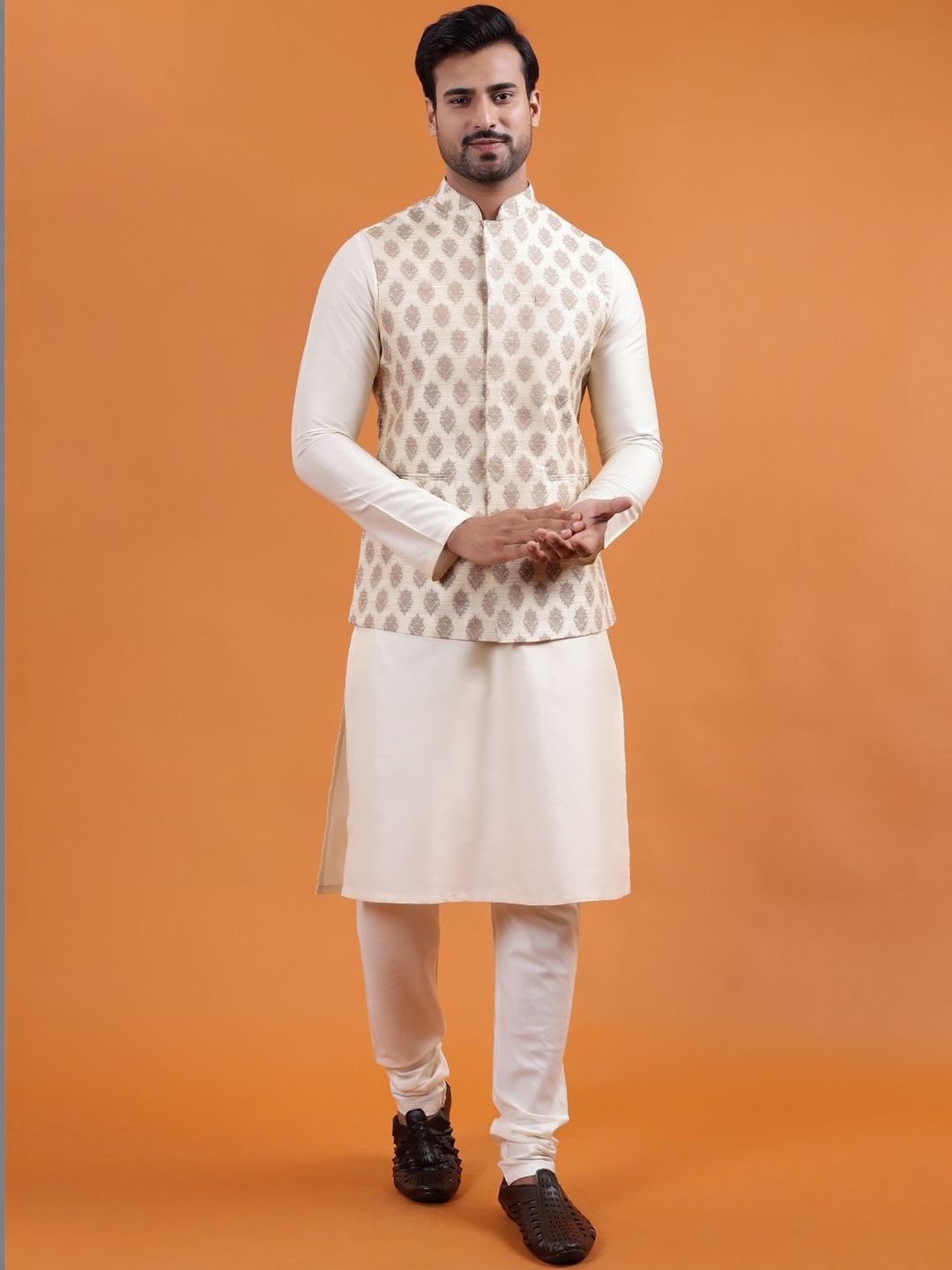 ZOIS Woven Design Nehru Jacket