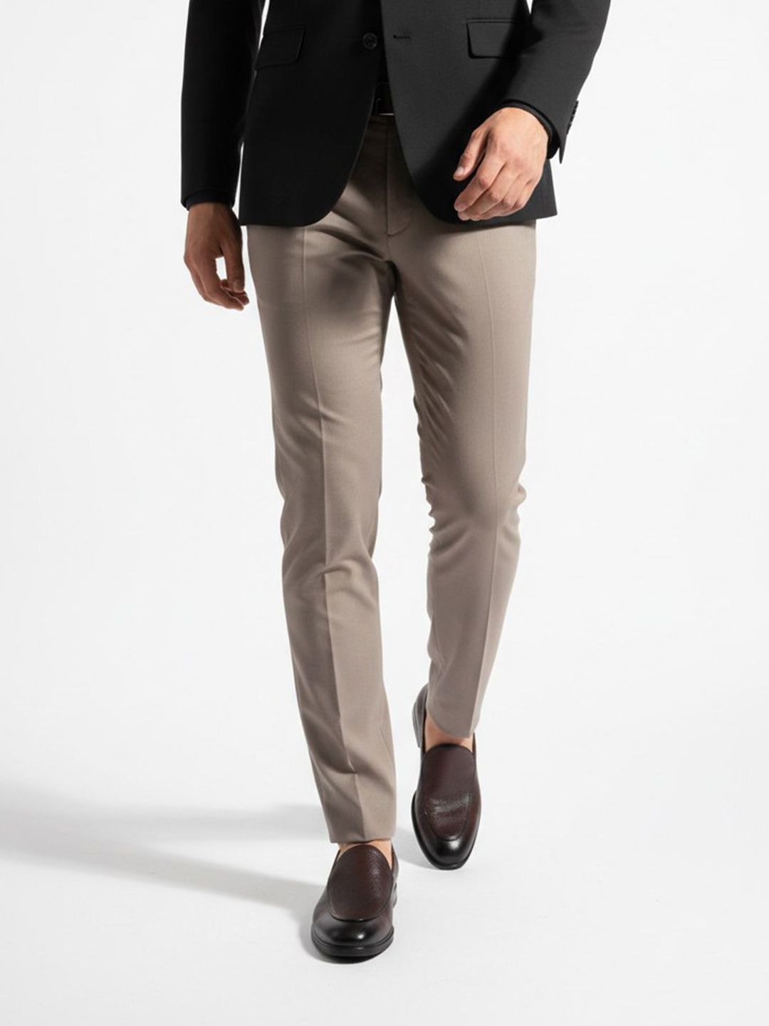 The Brown Hide Men Formal Leather Loafers