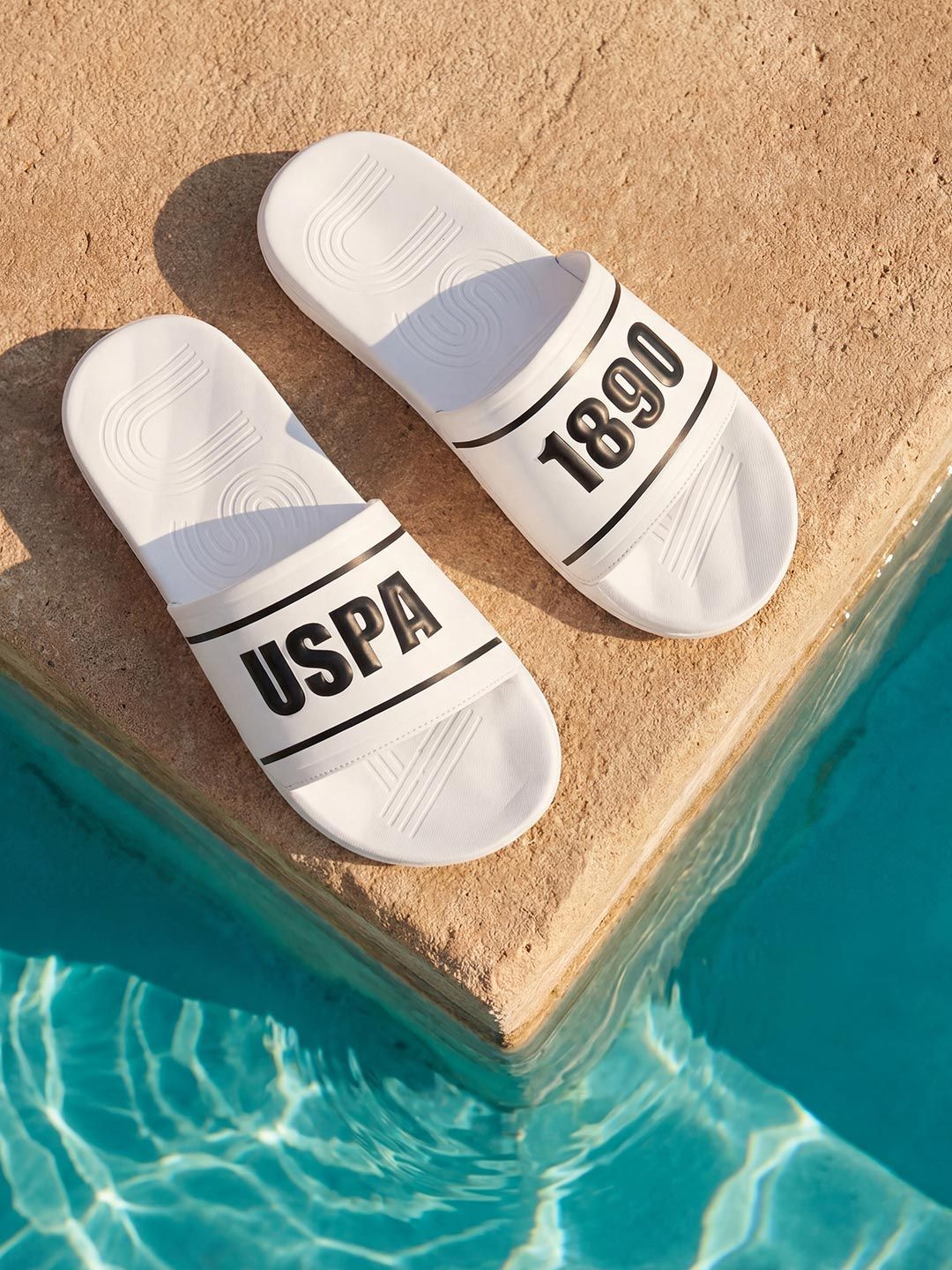 U.S. Polo Assn. Men Printed Sliders
