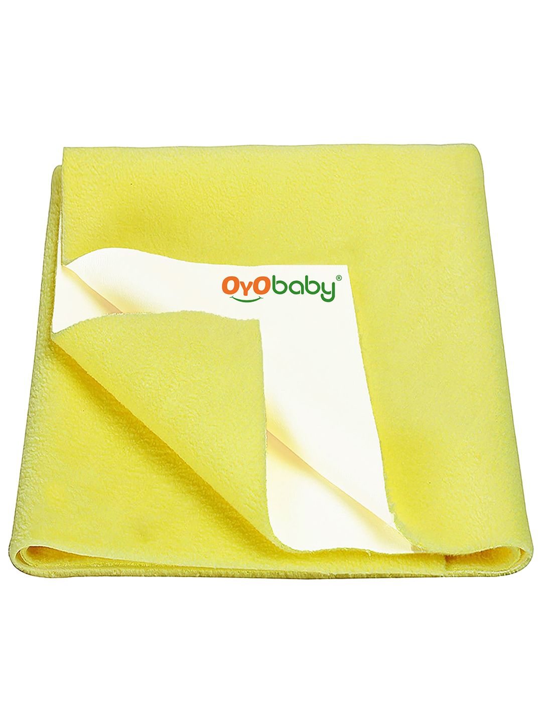 OyO Baby Yellow Waterproof & Baby Dry Sheet Polycotton Mattress Protector