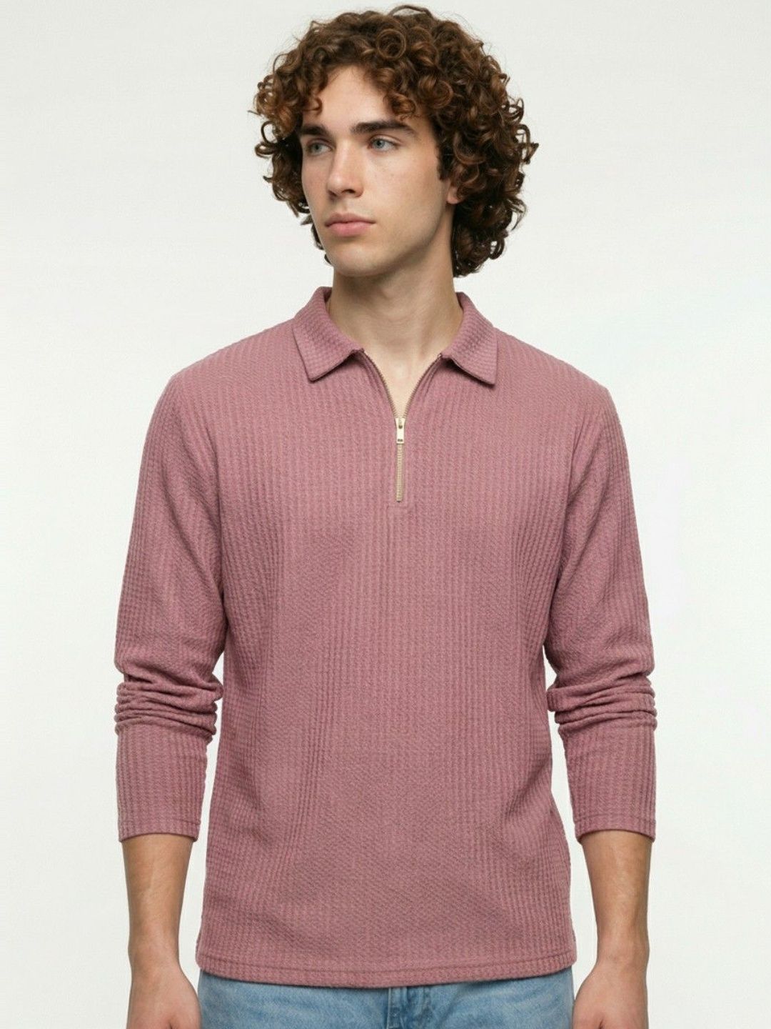 glitchez Men Polo Collar T-shirt