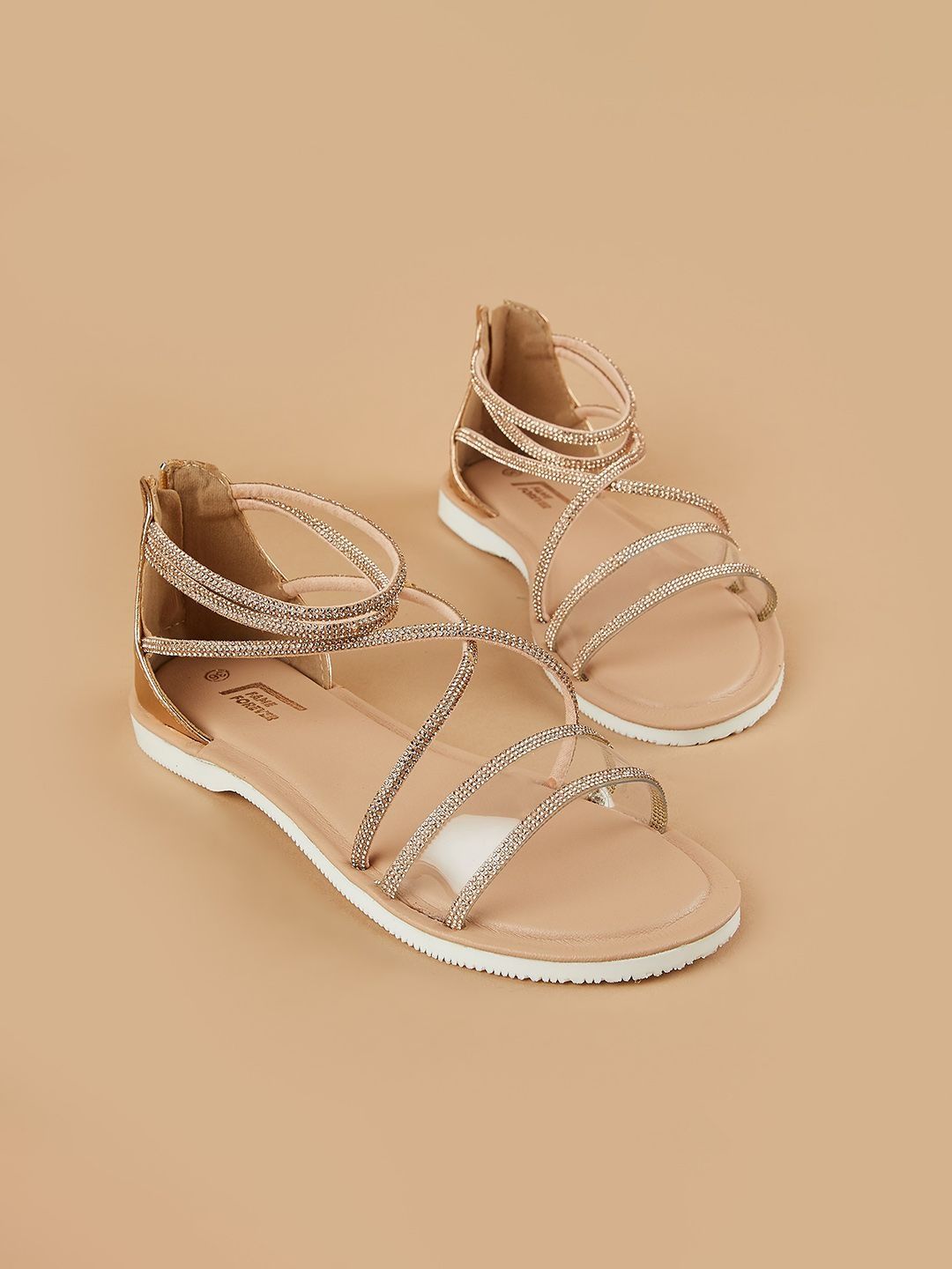 Fame Forever by Lifestyle Girls PU Gladiators Sandals
