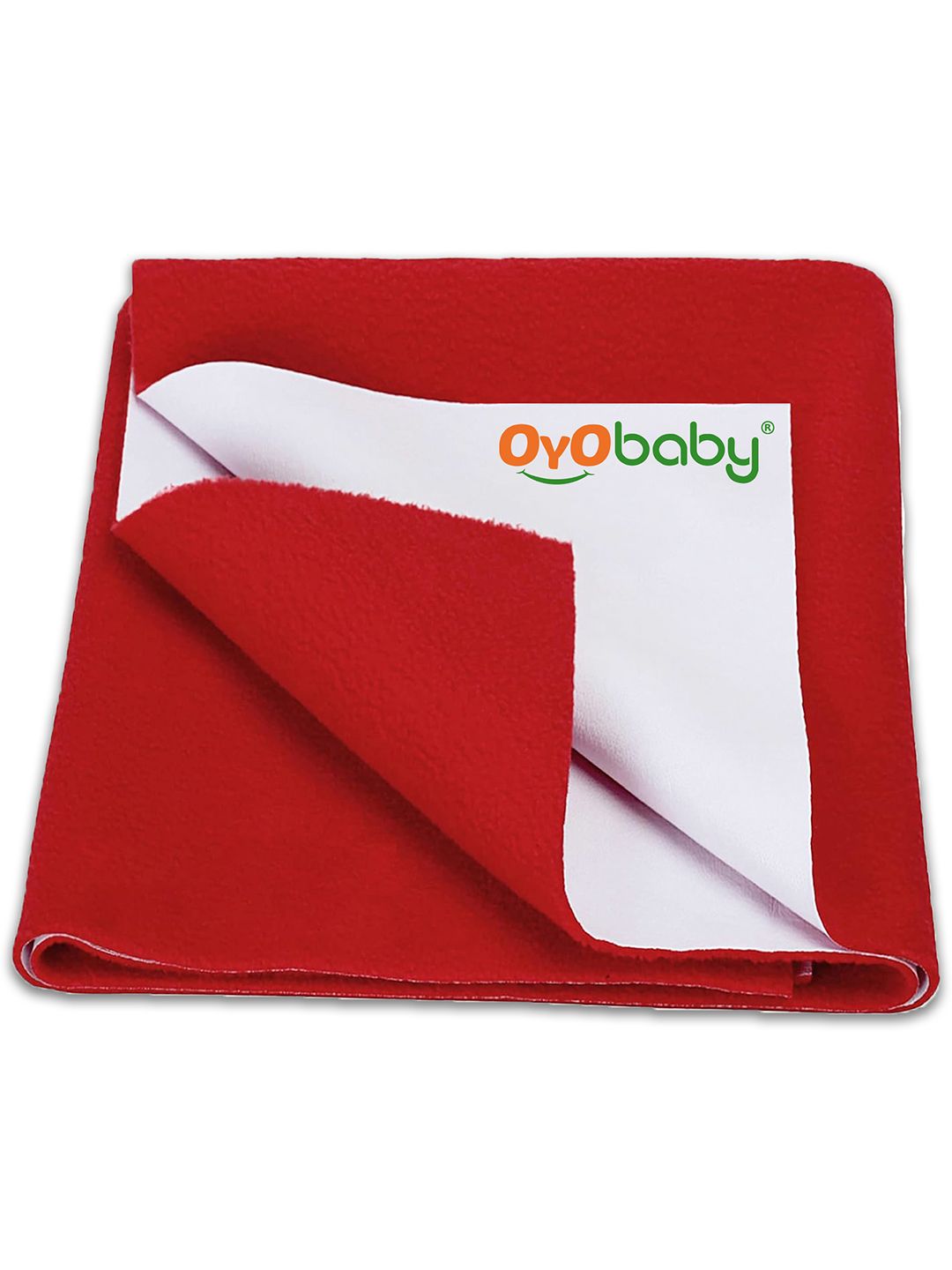 OyO Baby Red Waterproof & Baby Dry Sheet Mattress Protector 200 x 140 cm
