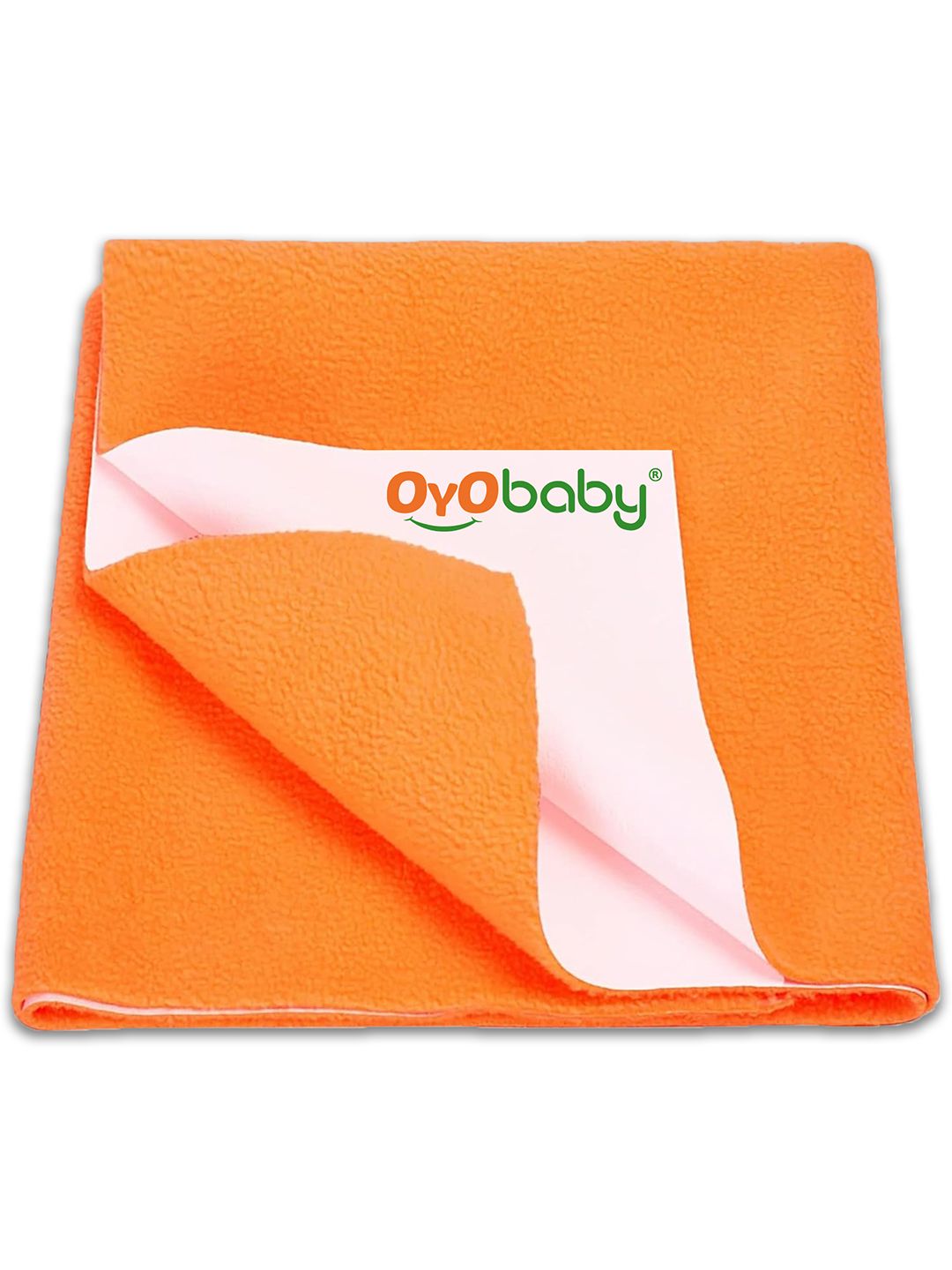 OyO Baby Peach Waterproof & Baby Dry Sheet Polycotton Mattress Protector