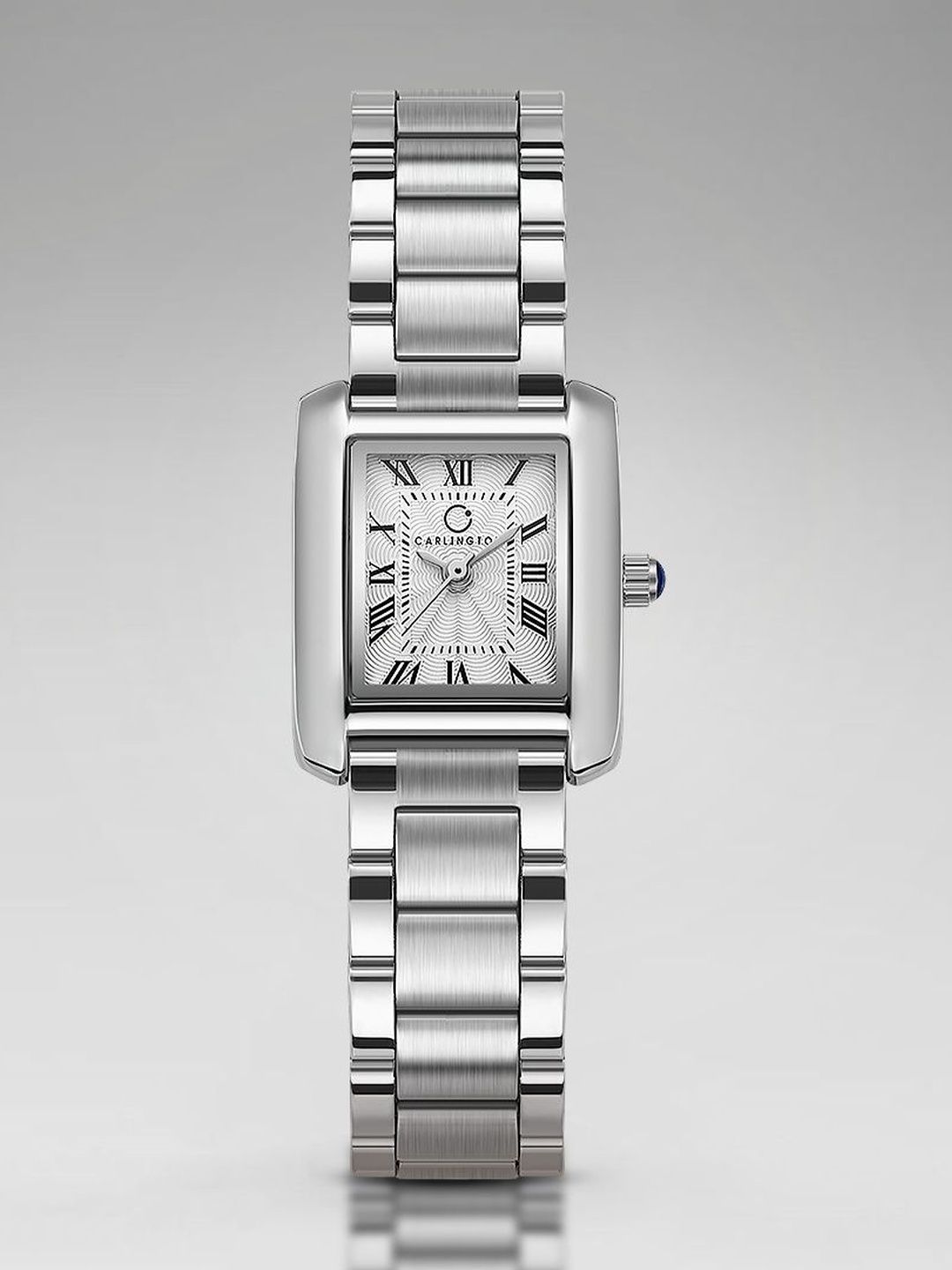 CARLINGTON Women Dial & Stainless Steel Straps Analogue Watch Diva 113 Silver