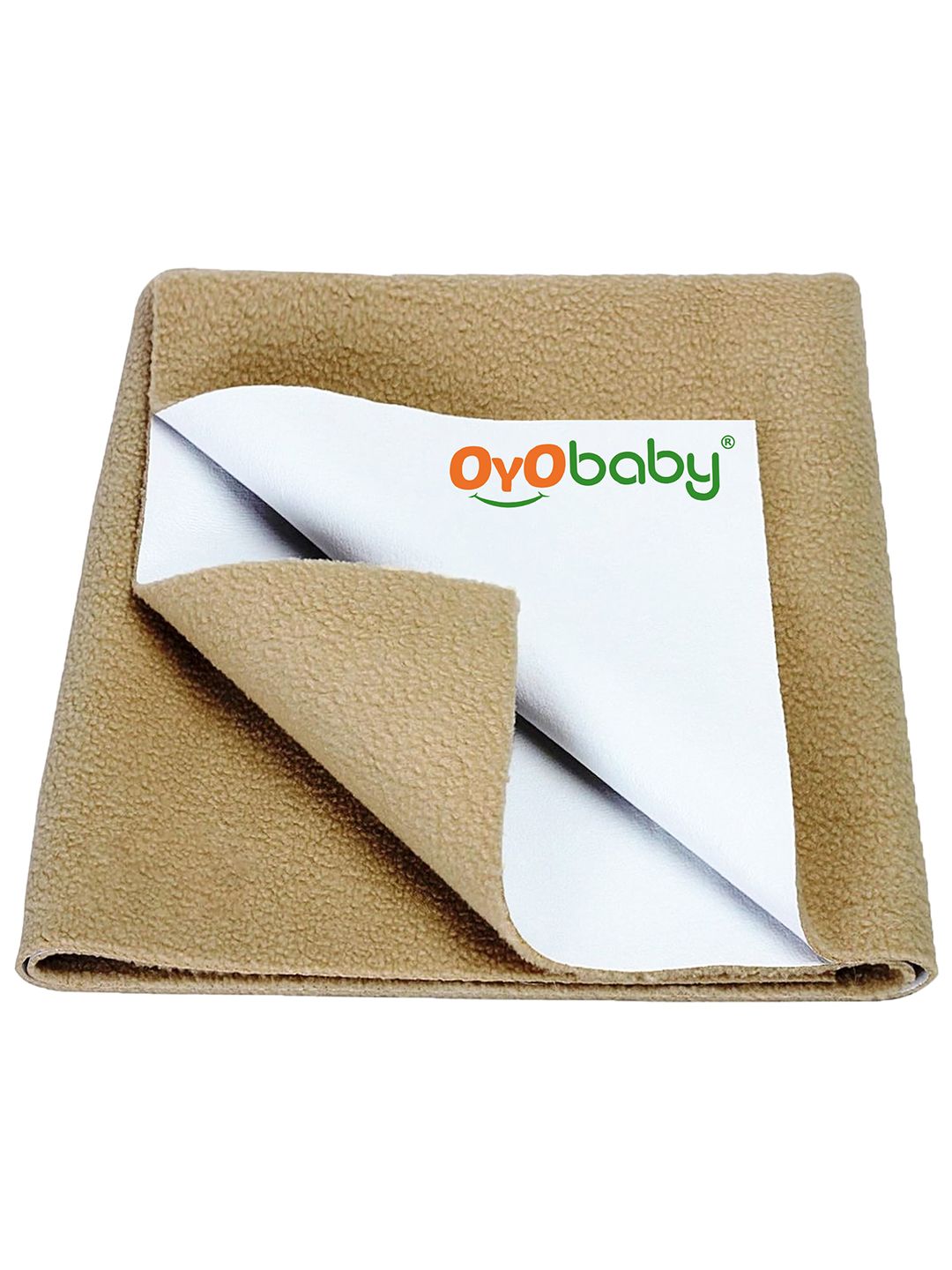 OyO Baby Beige Waterproof & Baby Dry Sheet Polycotton Mattress Protector