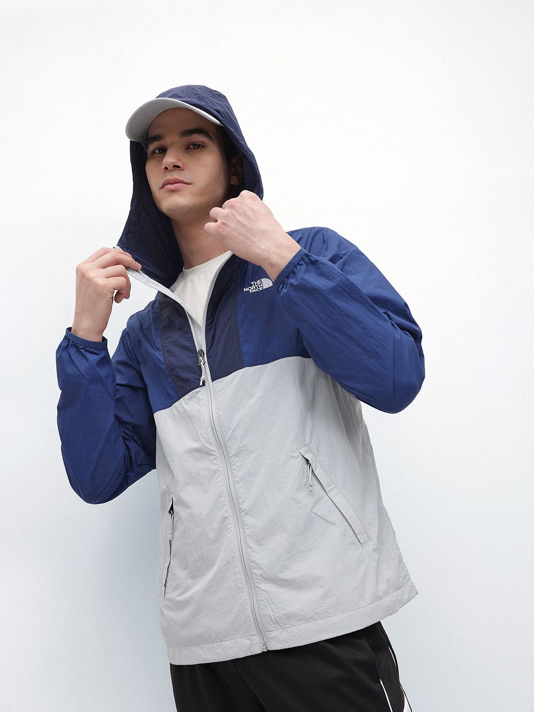 The North Face Colourblocked Water-Repellant UPF 50+ Hooded Jacket