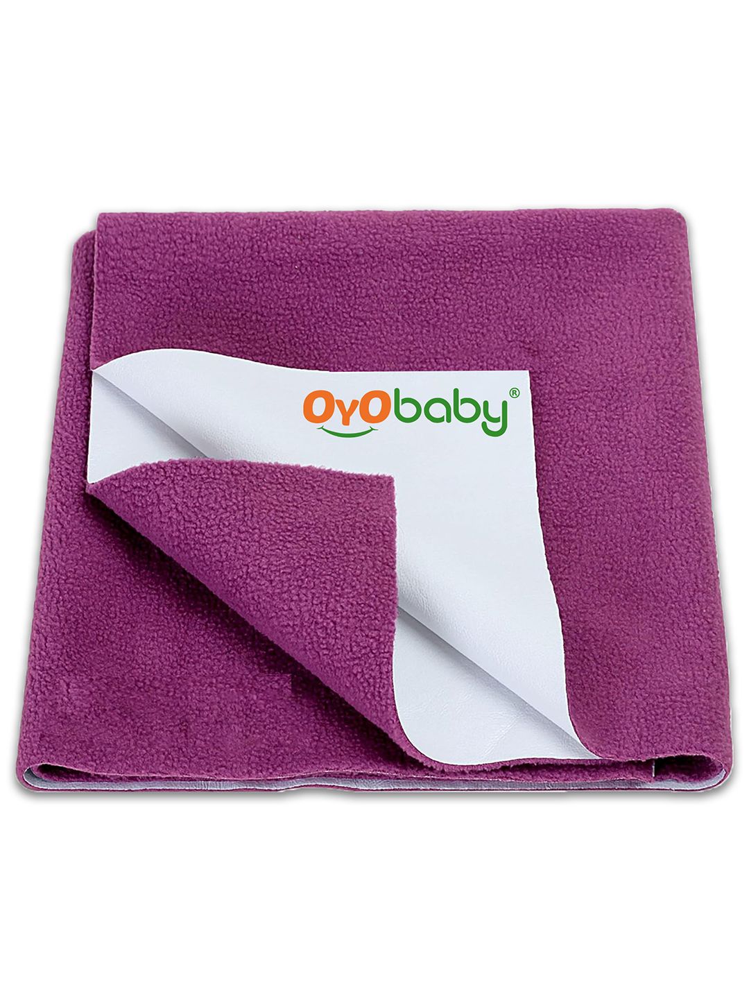 OyO Baby Rani Pink Waterproof & Baby Dry Sheet Polycotton Mattress Protector