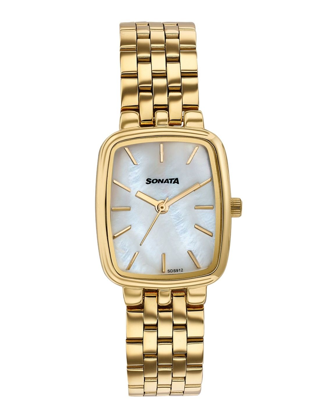 Buy Sonata Poze Drop 6 Quartz MOP Round Dial Women's Watch