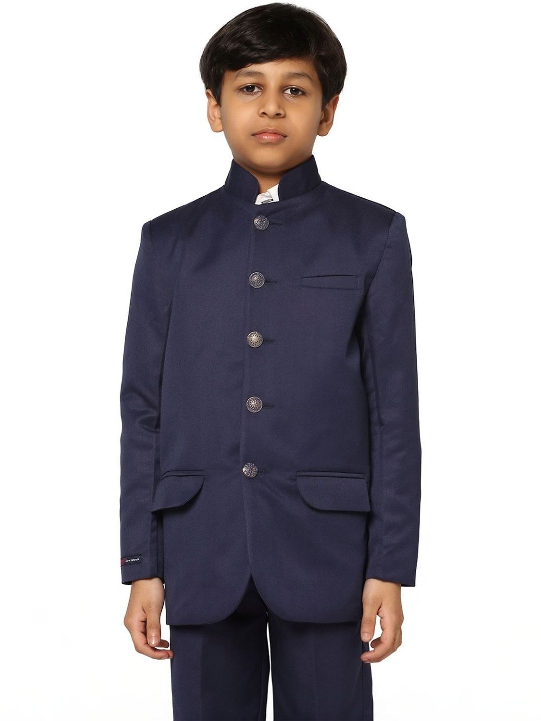 tututree Boys Long Sleeve Bandgala Blazer