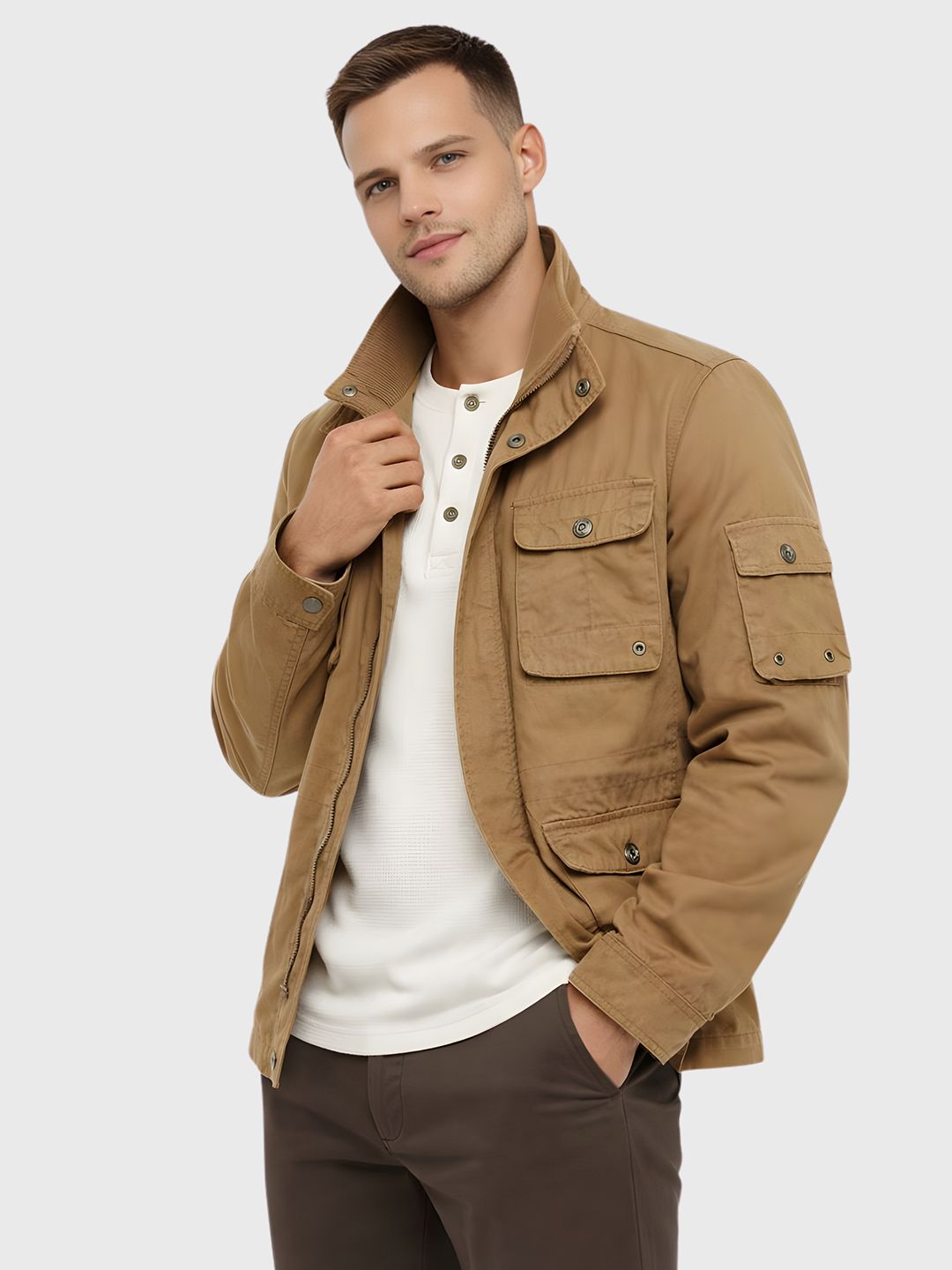 L'monte Outdoor Tailored Cotton Jacket