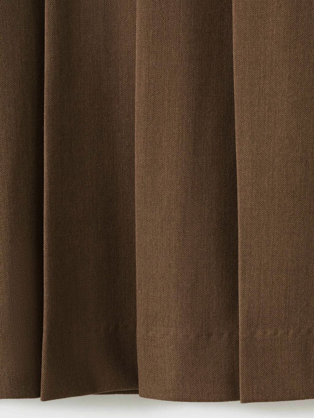Pleated Mini Flared Skirt