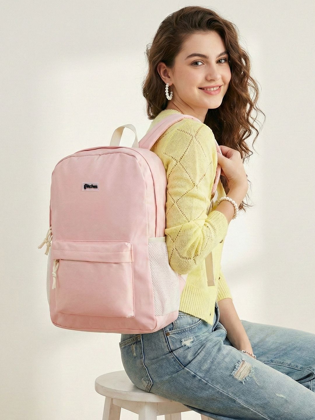 glitchez Women Solid Laptop Backpacks