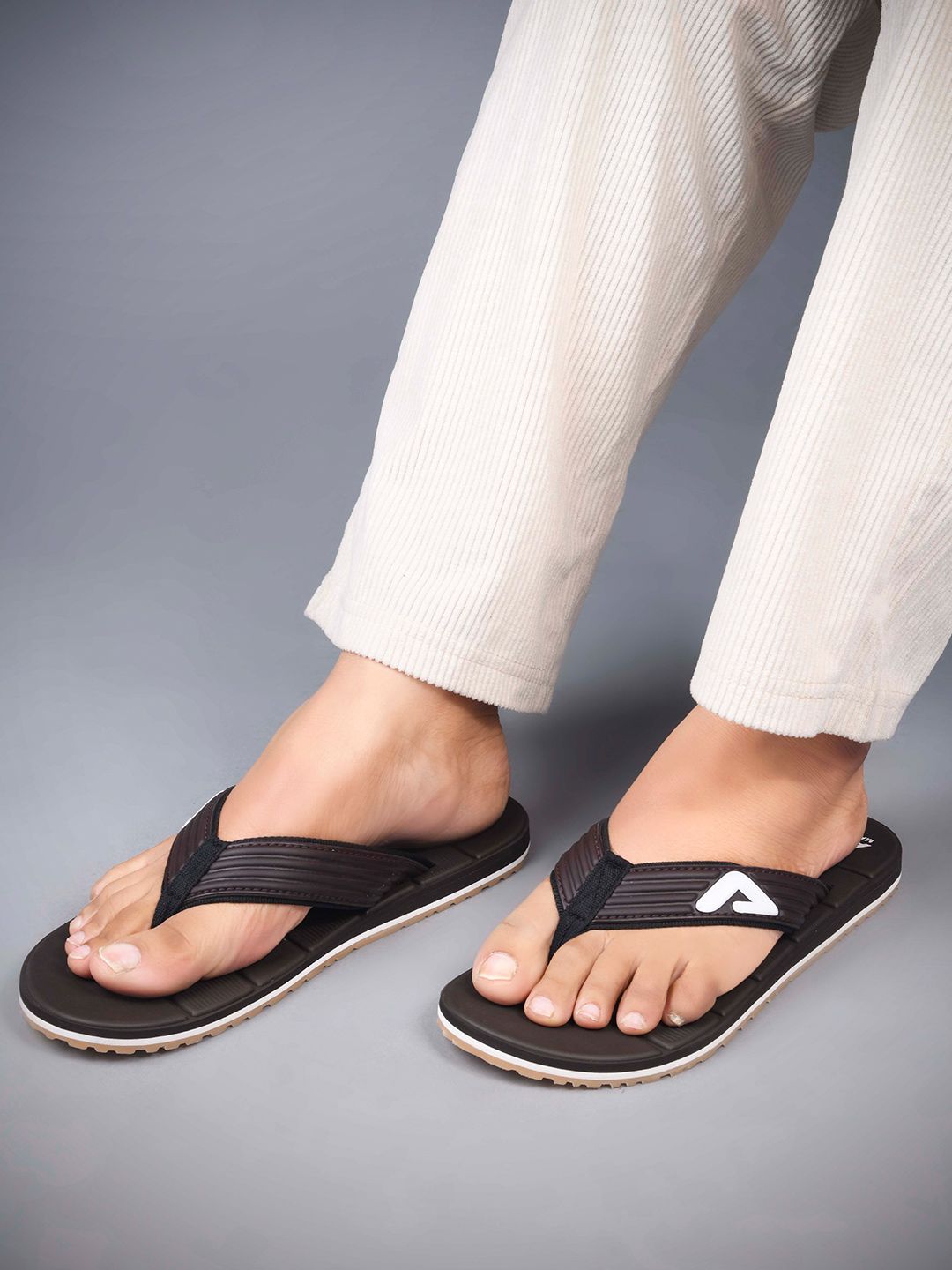 Adda Men Rubber Thong Flip-Flops