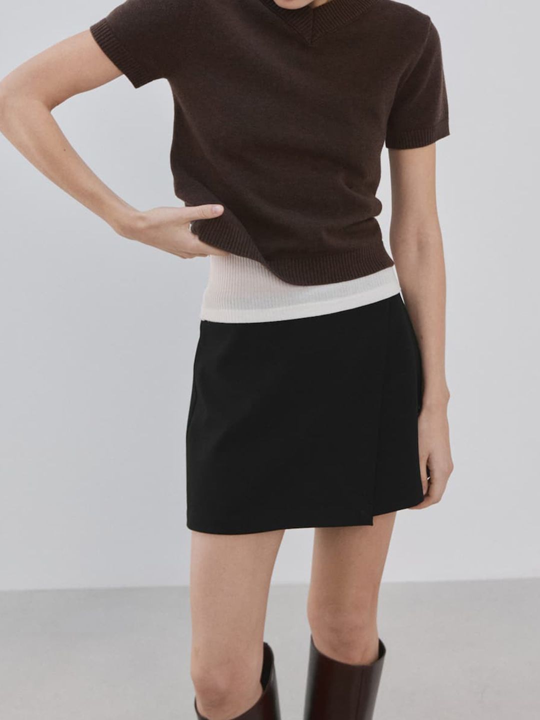 Straight Fit Mini Skorts