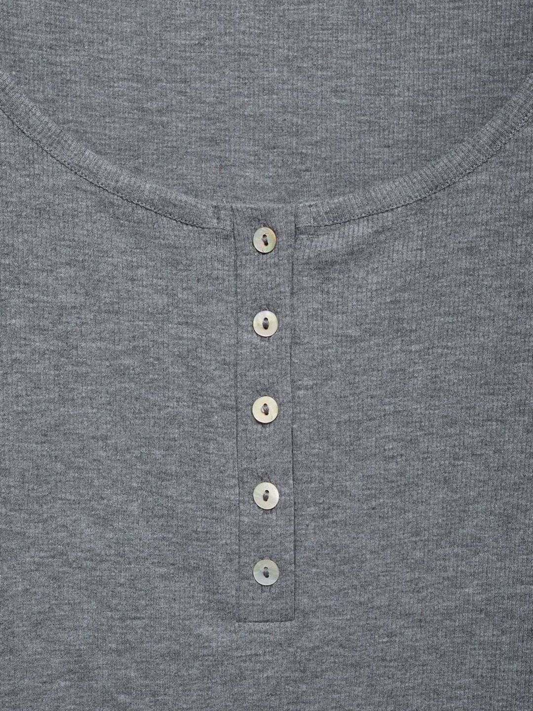 Ribbed Scoop Neck Lounge T-shirt