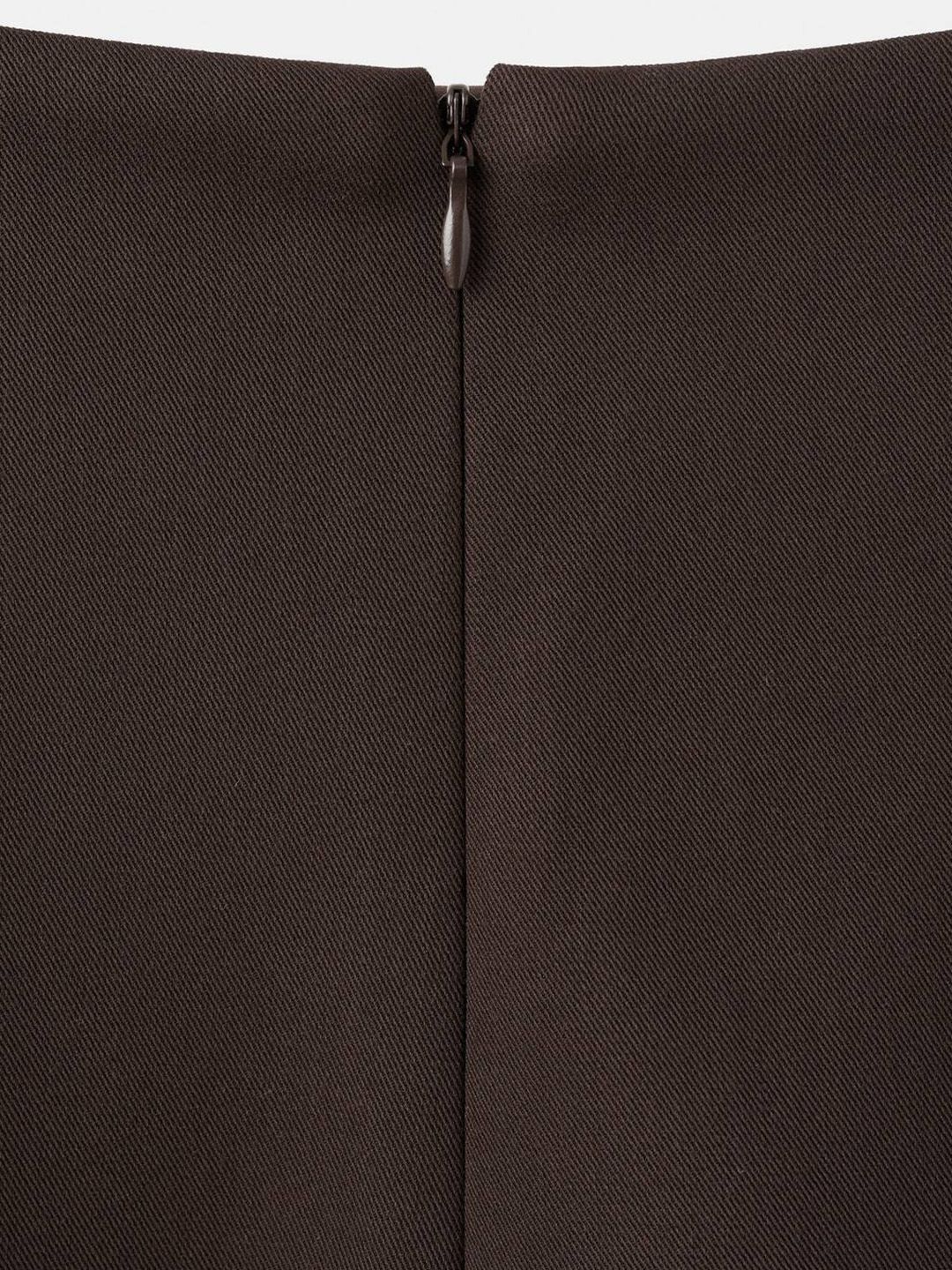 Mid-Rise Mini Skirt with Seam Detail
