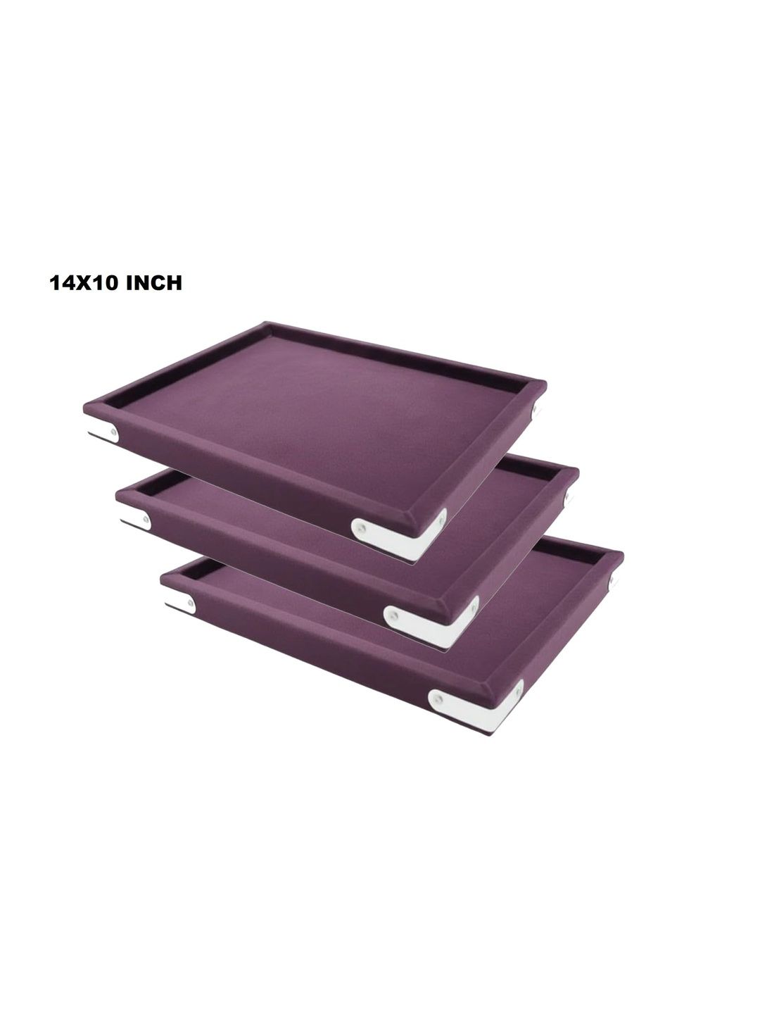 SENTONI Nude-Coloured Set of 3 Regular Jewellery Organiser Organisers