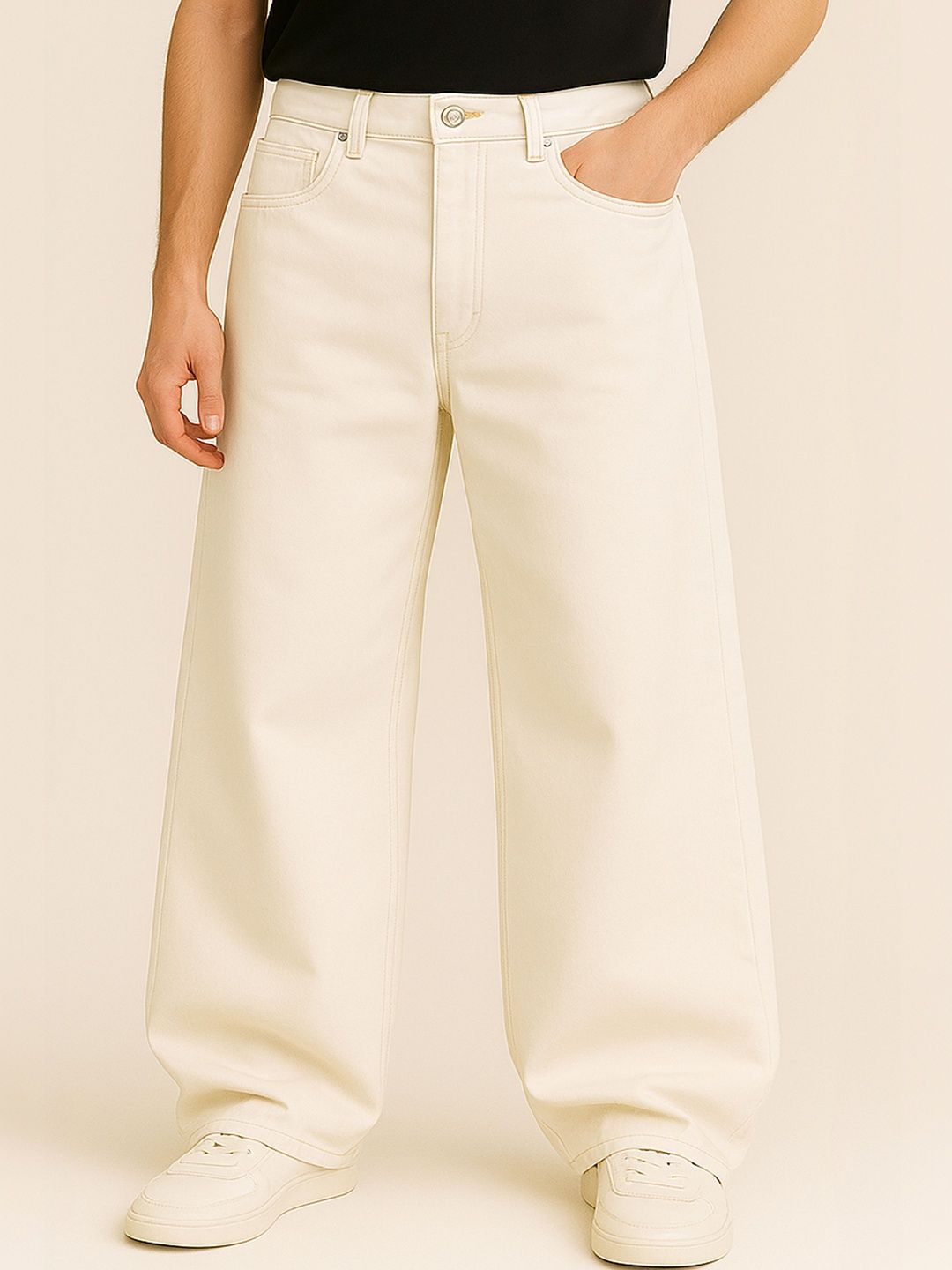 The Roadster Lifestyle Co Mid-Rise Baggy Jeans