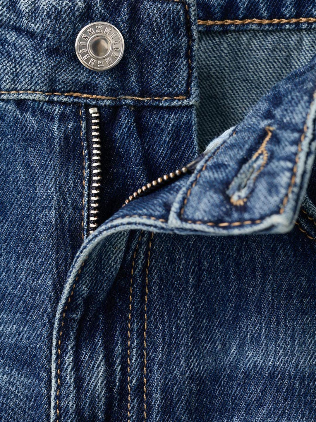 Straight Fit High-Rise Light Fade Jeans