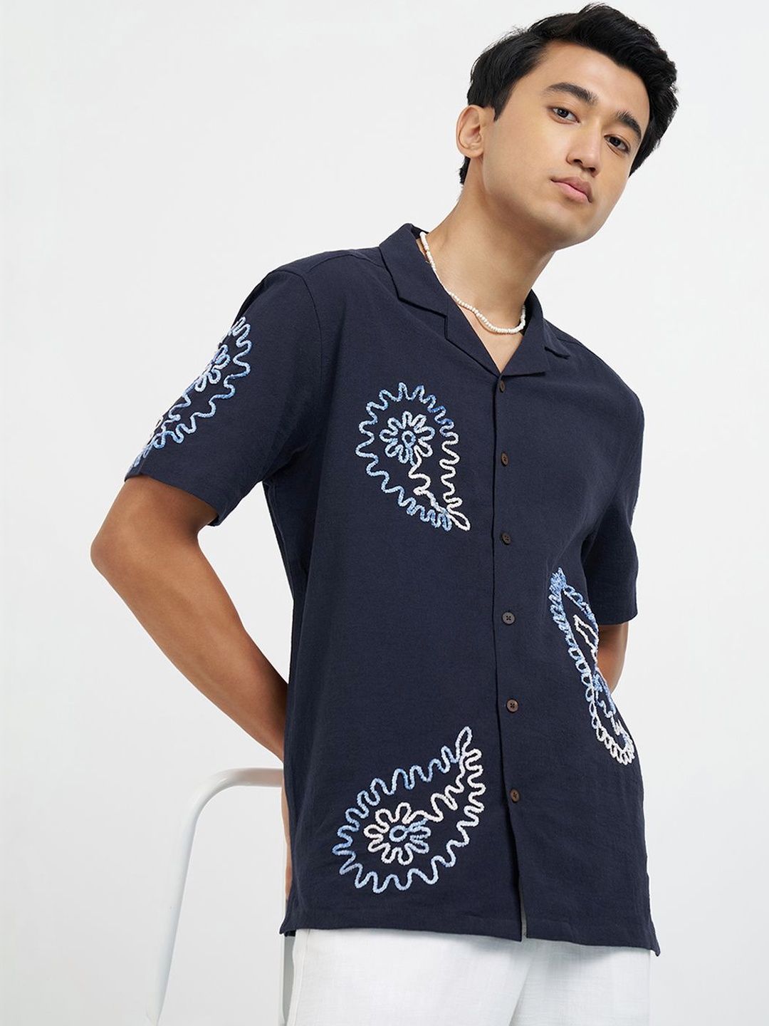 7 Alt by Pantaloons Men Printed Casual Shirt
