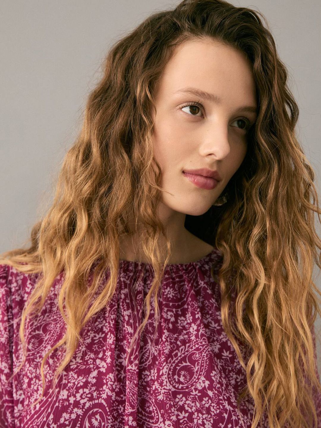 Paisley Print A-Line Mini Dress