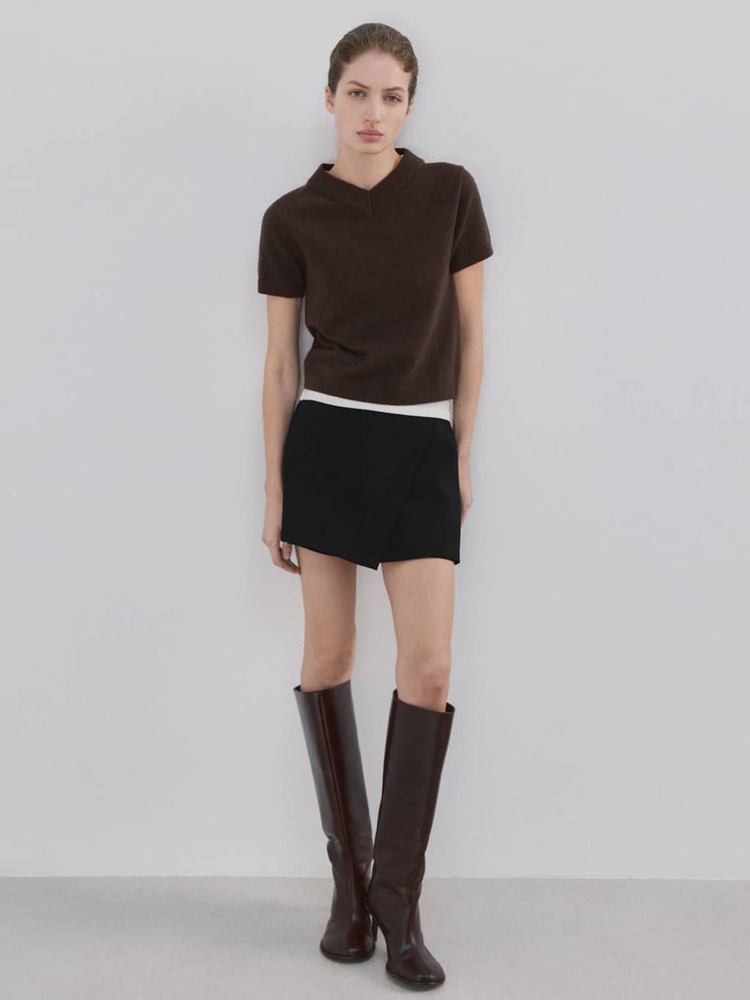 Straight Fit Mini Skorts